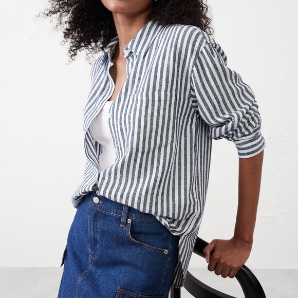 BR Classic Linen-Blend Shirt (2 Package Deal) - Picture 3 of 4